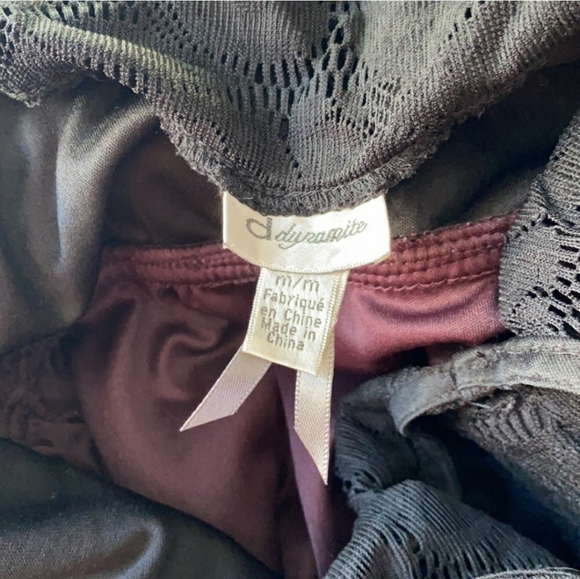 DYNAMITE Lace and Tulle Sleeveless Dress - Picture 5 of 6